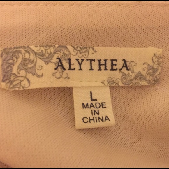 Pink Chiffon & Gold Sequin Dress.  Large - Picture 6 of 6